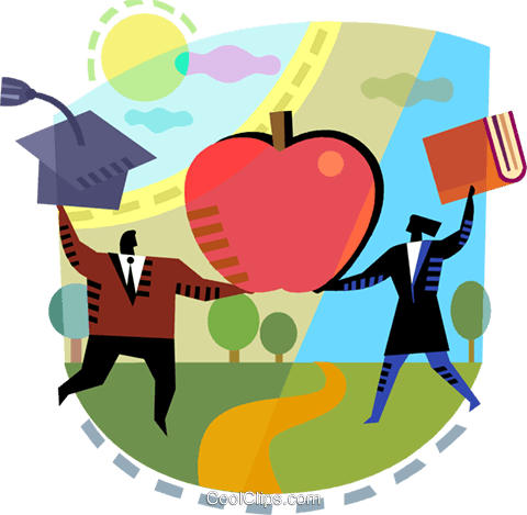 Educational Concepts Royalty Free Vector Clip Art Illustration - Graphic Design (480x469)