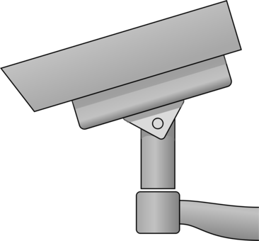 Surveillance Closed-circuit Television Video Cameras - Closed-circuit Television (366x340)