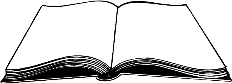 Open Bible Clip Art Png Download - Open Book Clip Art (841x290)