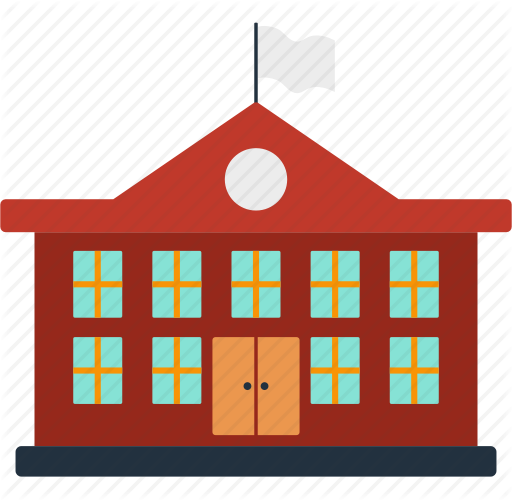 School Building Png Png Free Library - Diagram Of School Building (512x500)