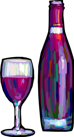Wine Glass Clipart - Http 404 (260x477)