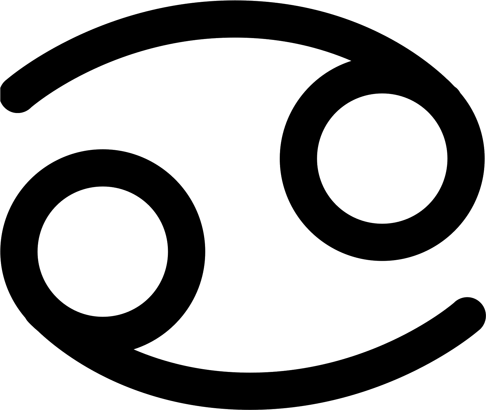 Cancer Vector Black And White Clip Stock - Cancer Zodiac Symbol Png (1600x1600)