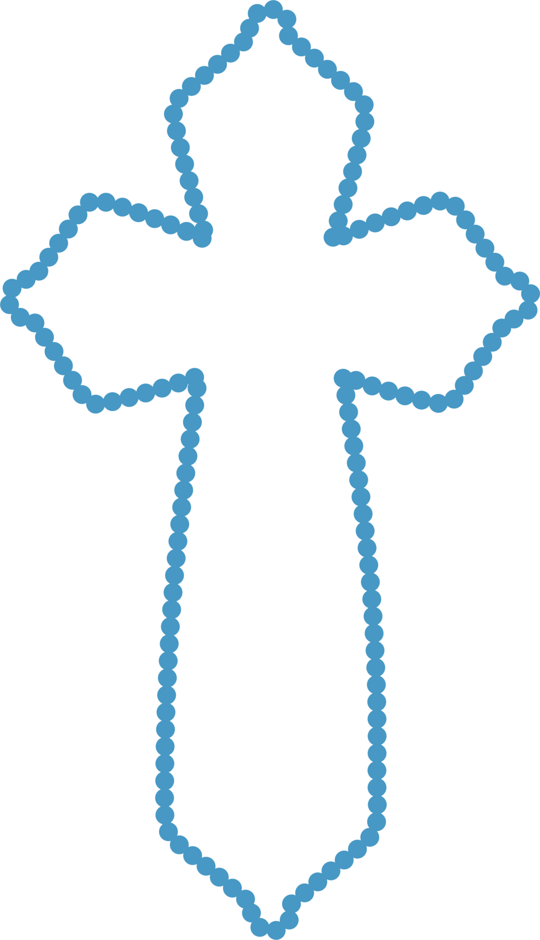 Cross Clipart First Communion - Desenho Cruz Batizado Png (1080x1879)