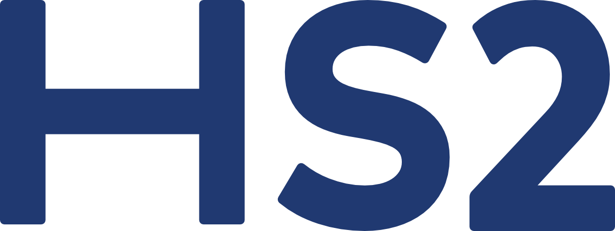 London Heathrow Airport - Hs2 Logo Png (1200x452)