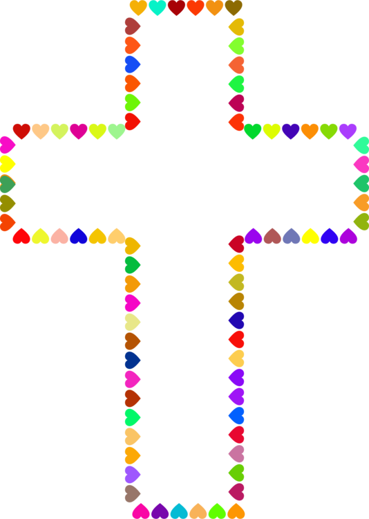 All Photo Png Clipart - Heart Cross Clip Art (534x750)