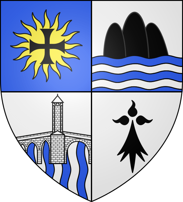 Blason François Saint-macary - Pernes Les Fontaines (600x660)