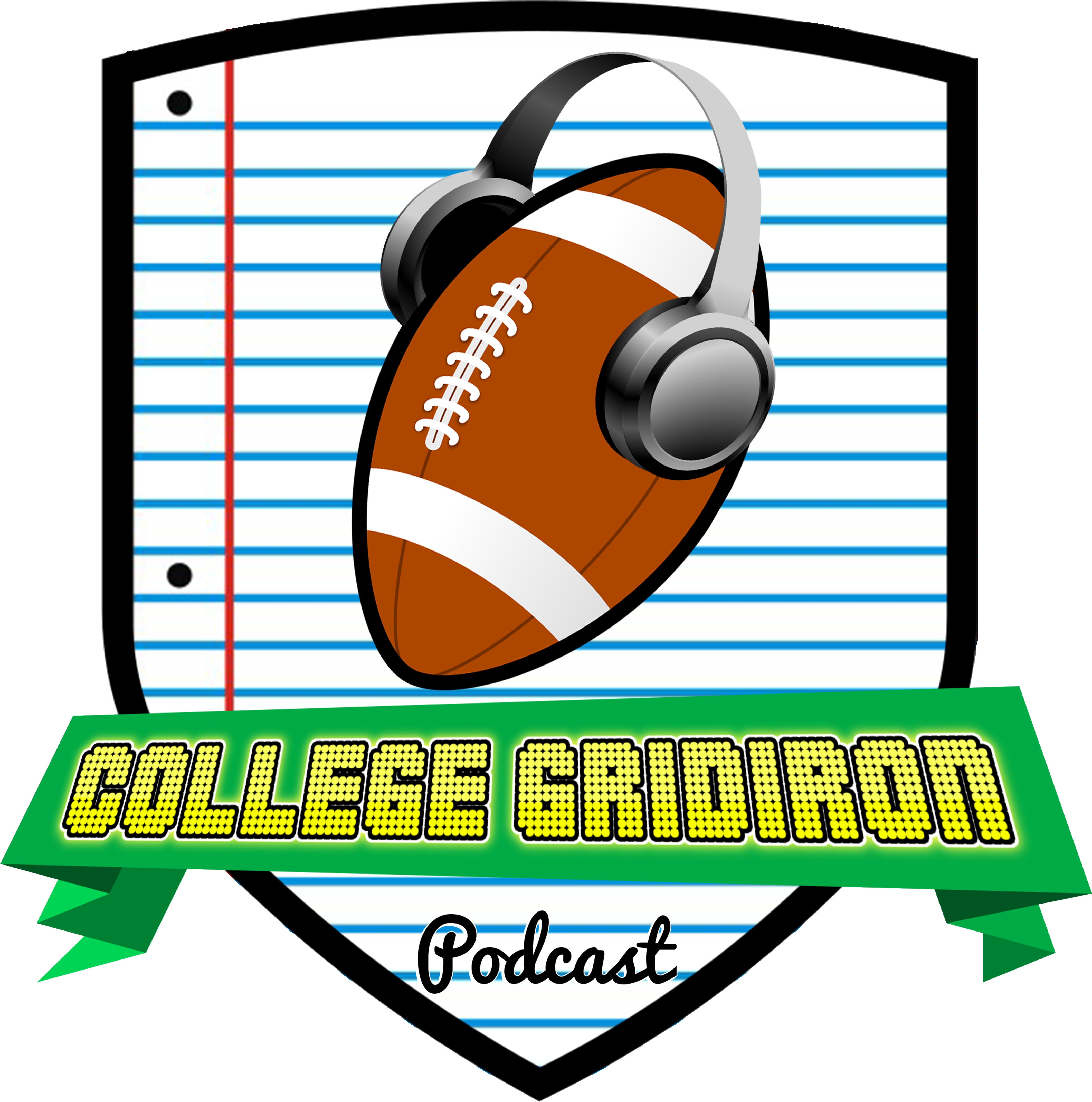 College Gridiron, Week 9 Ucf, Ohio State, And The Playoff - Bad Day Of Football Shower Curtain (5000x5000)