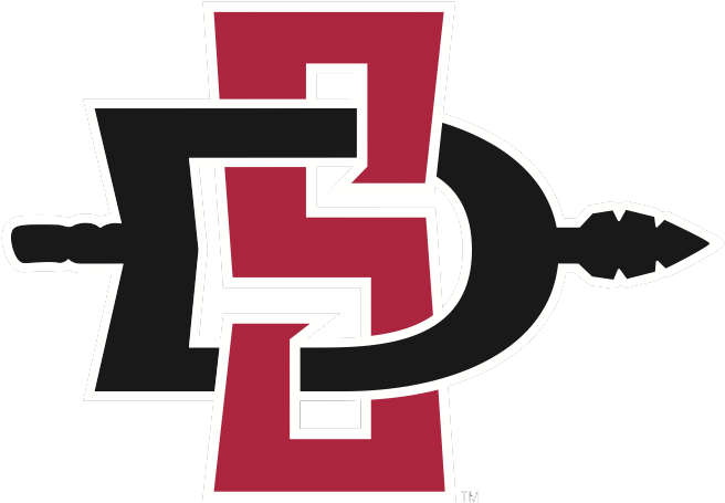 #3/#2 Ohio State Plays Host To San Diego State Today - San Diego State Football Logo (707x520)