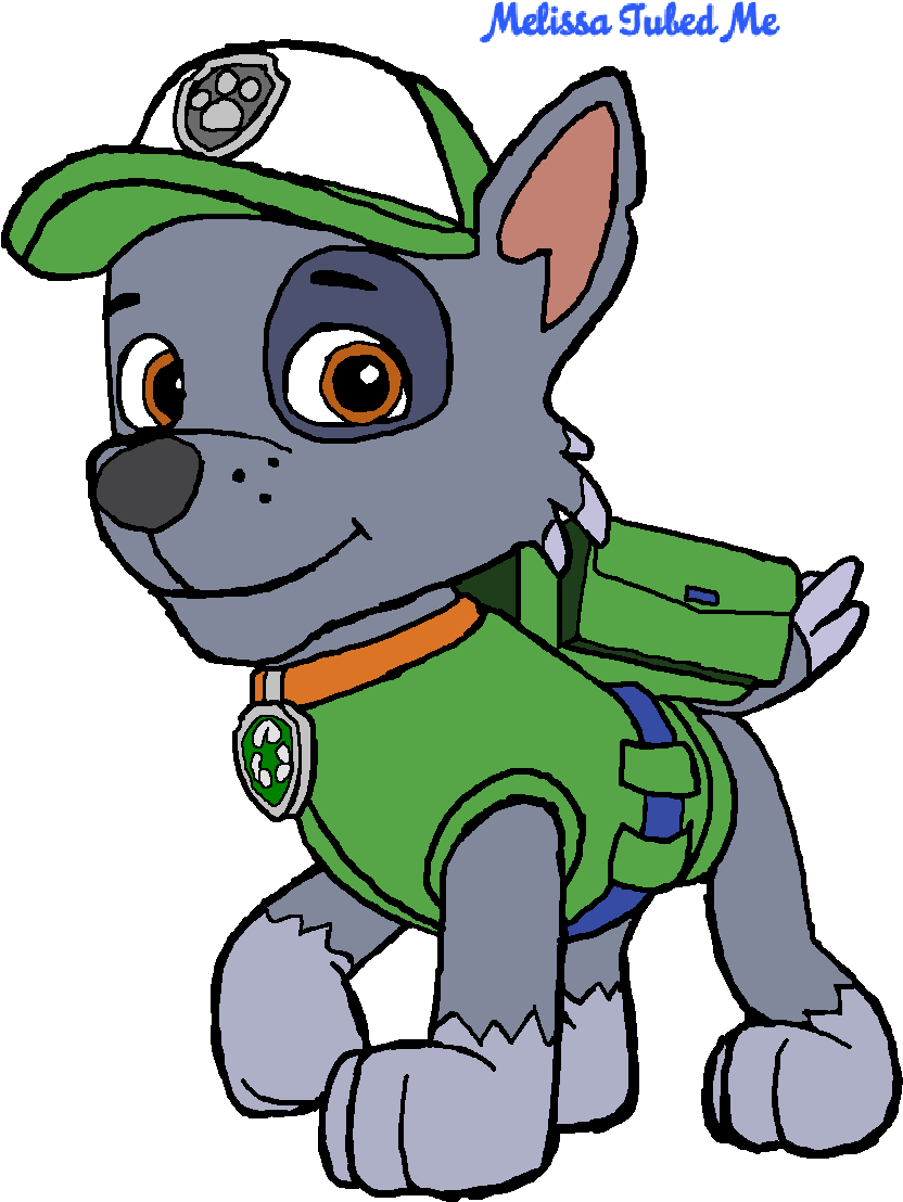 Rocky Paw Patrol Drawing (929x1158)
