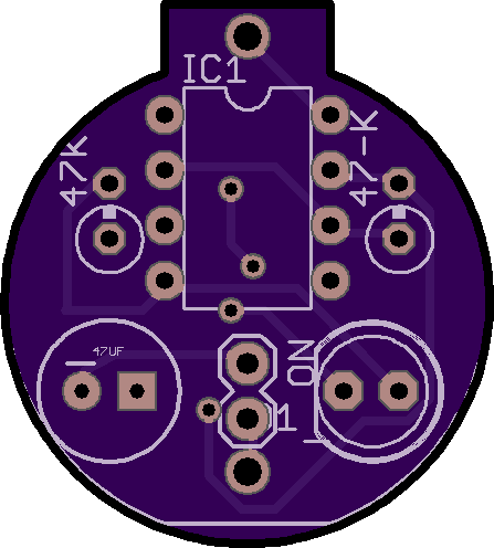 555 Lightning Bug Throwable - Circle (447x496)