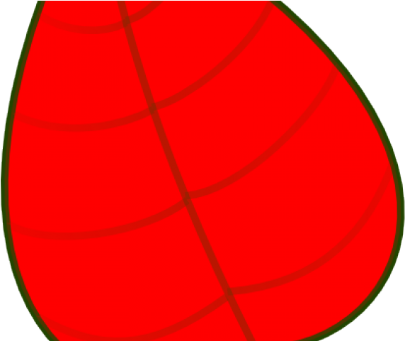 Leaves Clipart Red Fall Leaves - Clip Art (640x480)