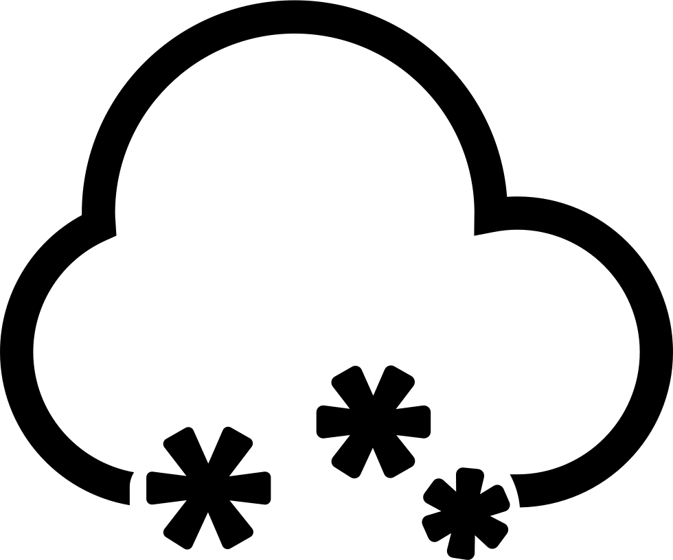 Snow Cloud Comments - Snow Cloud Icon (980x816)