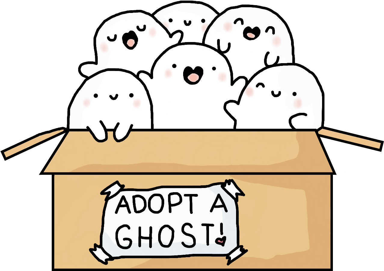 Report Abuse - Kawaii Adopt A Ghost (1465x1024)
