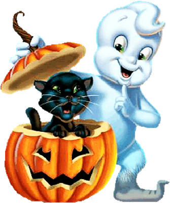 Halloween Funny Cartoon Ghosts Clip Art - Casper The Ghost Halloween (400x400)