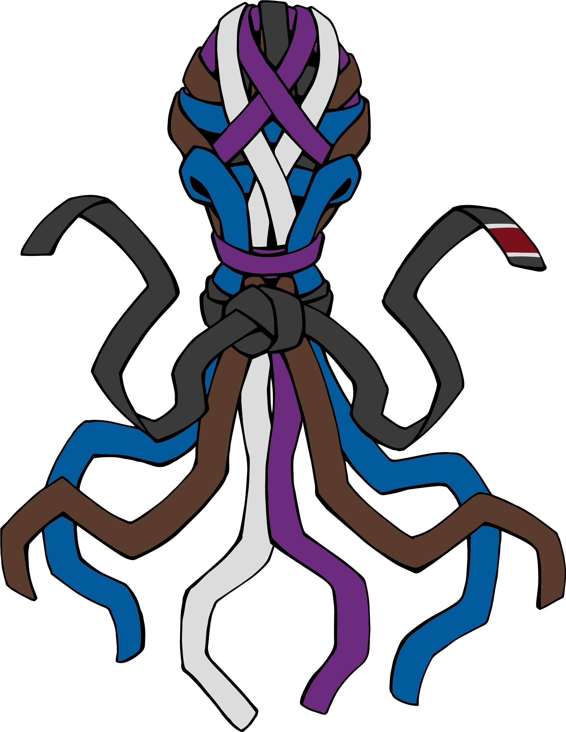 Octopus Clipart Ride - Bjj Open Mat (3000x3000)