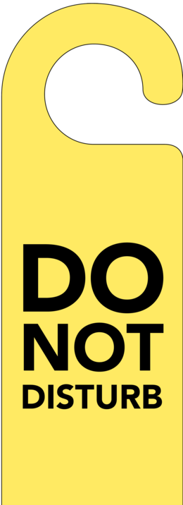 Door Hanger Clipart - Door Hanger (260x716)