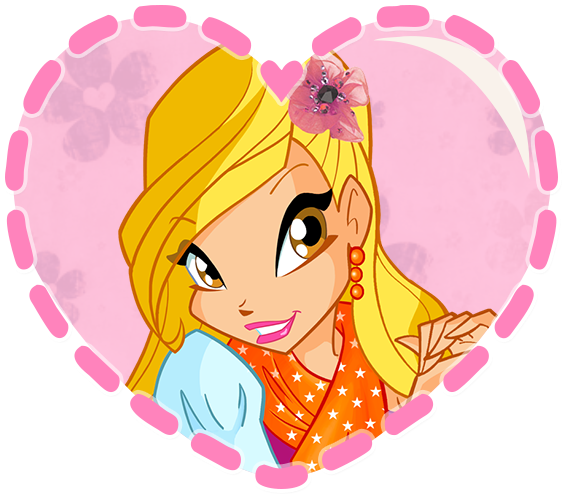 Winx Club Romantic Heart Shaped Valentines Cards - Валентинки С Винкс (600x600)