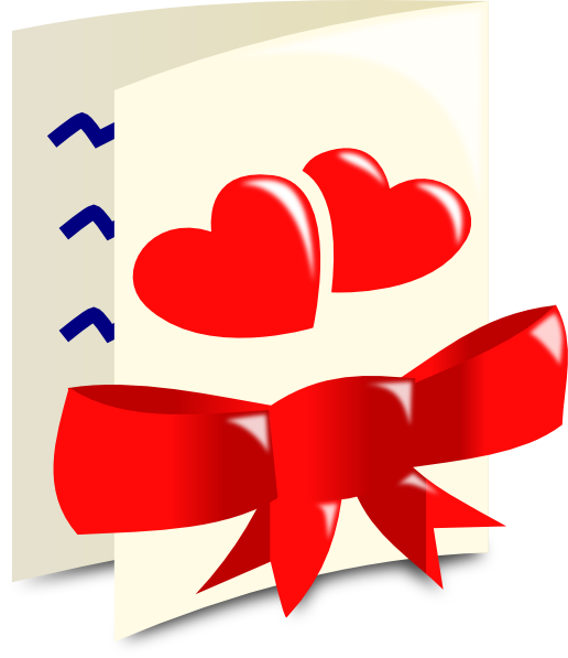 Large Valentine Clip Art - Valentine Card Clipart Png (516x597)