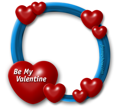 Happy Valentine's - Valentine Day Photo Frame (416x382)