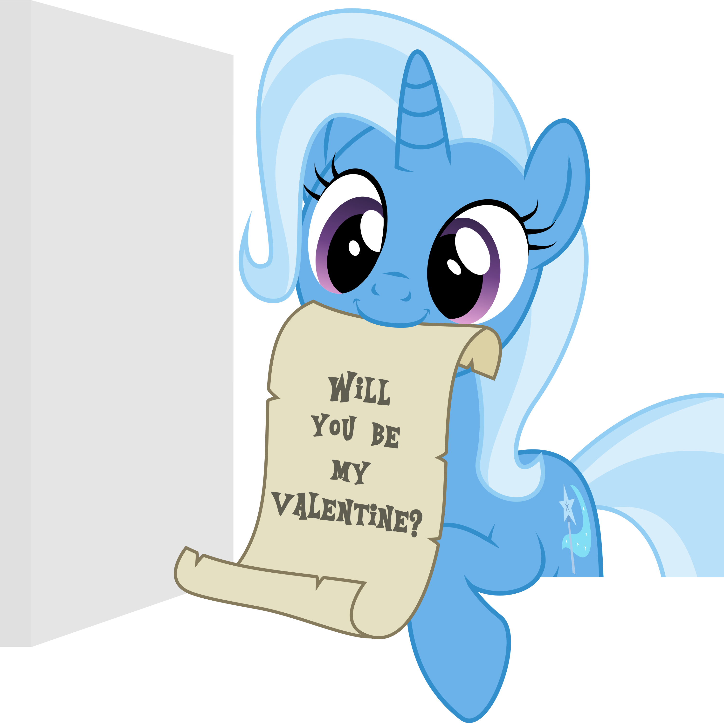 Ruinedomega, Bronybait, Cute, Diatrixes, Mouth Hold, - Cute Trixie (3001x3000)