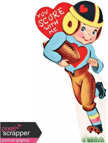 Toolbox Valentines Vintage Kit - Cartoon (456x456)