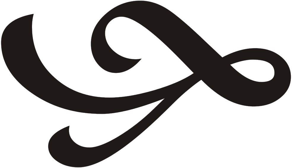 Ribbon Ornament Black Left Up - Simple Ornament Black And White (985x567)