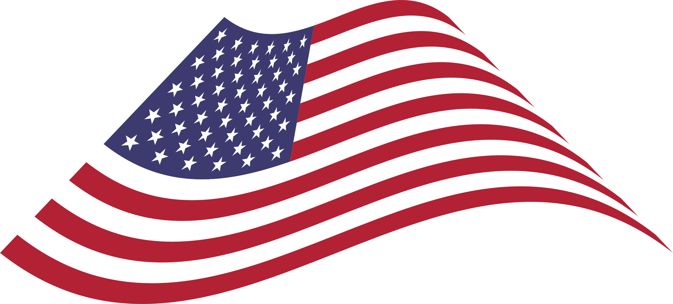 All Photo Png Clipart - Flag Of The United States (2340x1058)