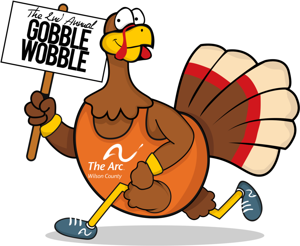 5k And 1 Mile Fun Run, Walk, Or Wobble - Wobble Gobble Tirkey (1000x1000)