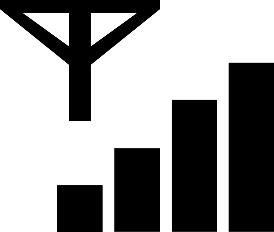 Mobile Phone Signal Mobile Phones Aerials Computer - Cell Phone Signal Clipart (886x750)