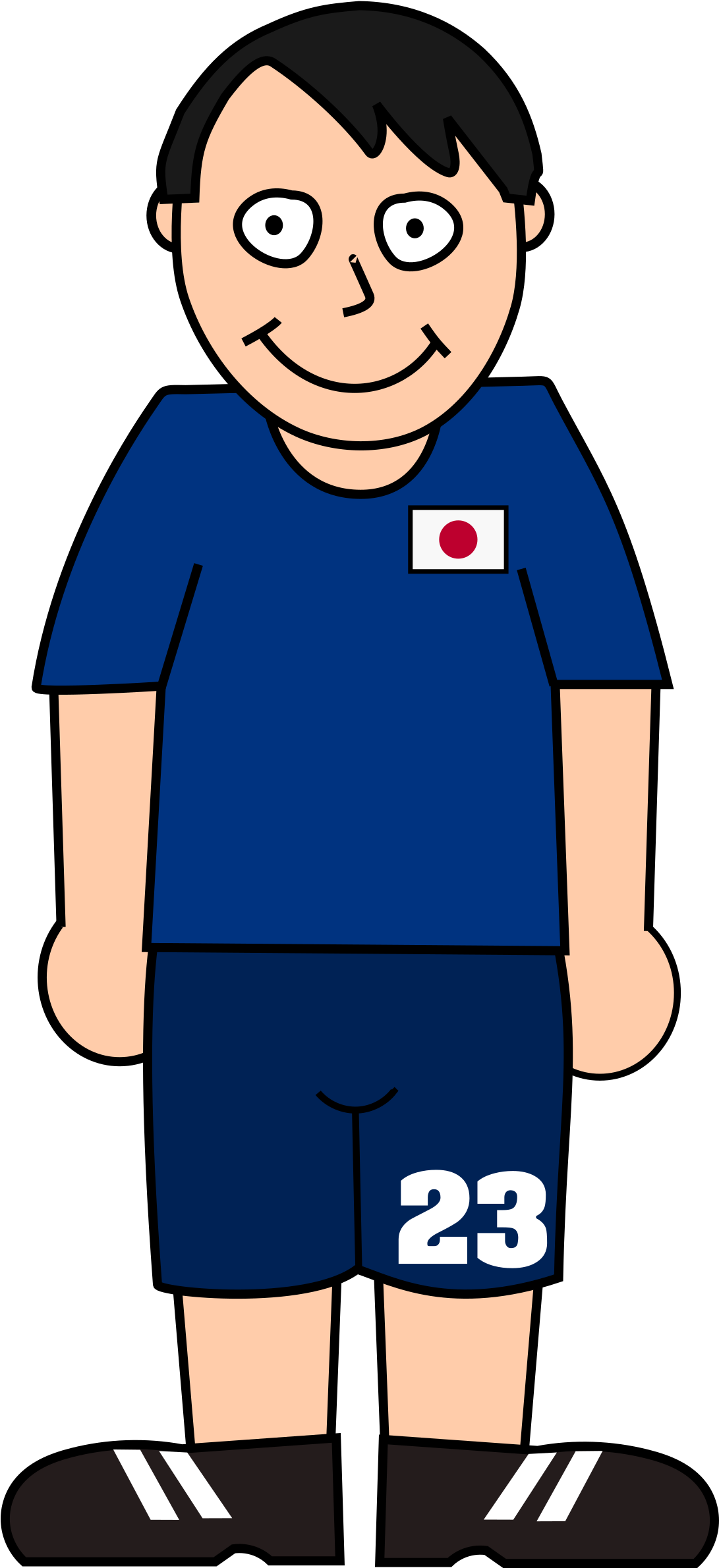 2018 World Cup Uruguay National Football Team Switzerland - Clip Art Football Player (1090x2400)