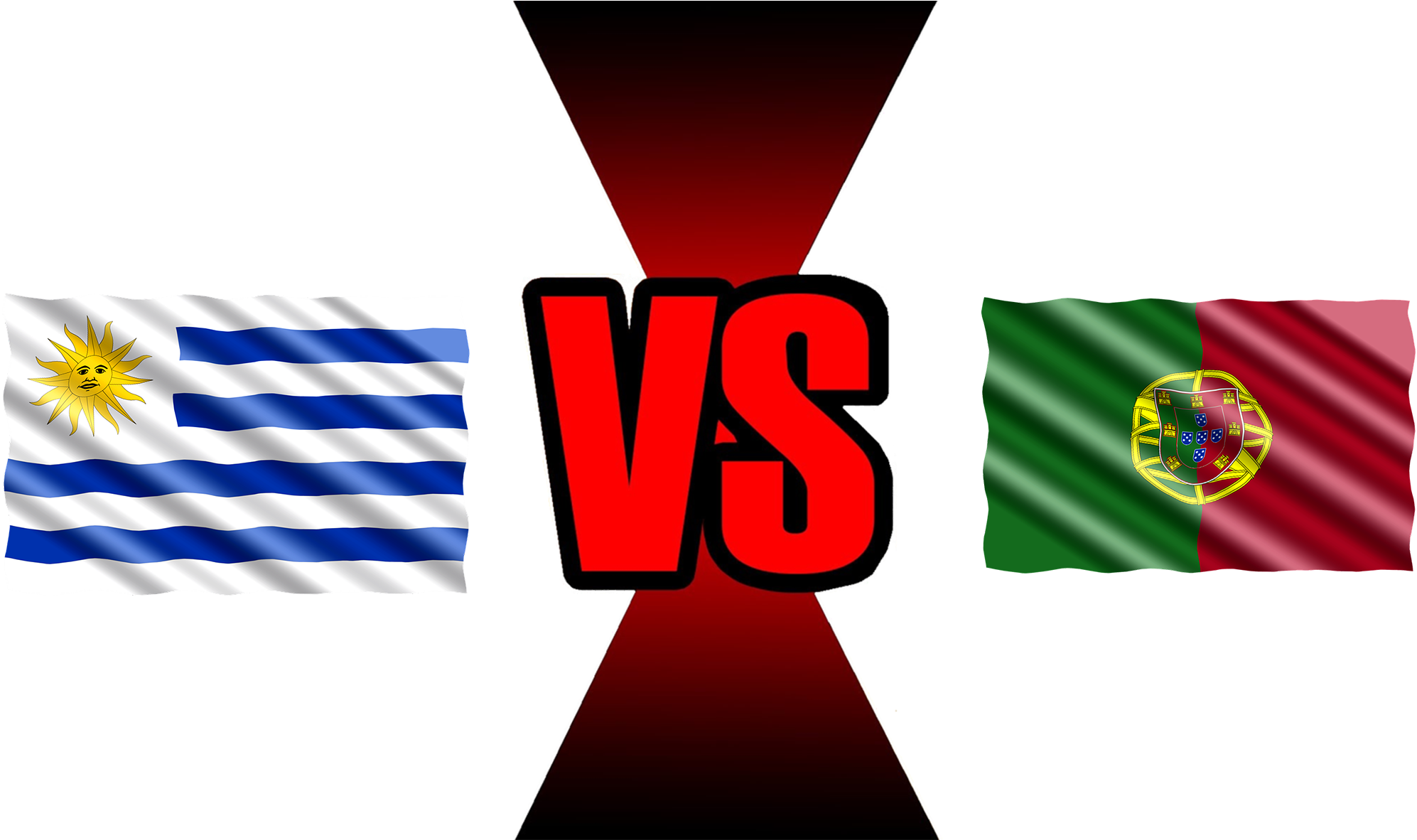 Fifa World Cup 2018 Uruguay Vs Portugal Png Photos - France Vs Uruguay 2018 (2100x1234)
