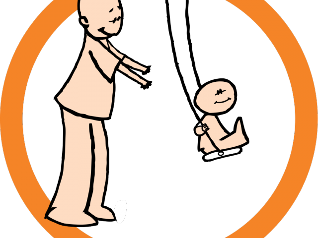 Swing Clipart Two Kid - Clip Art (640x480)