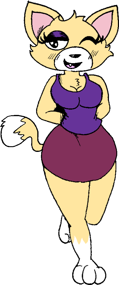 Christina The Cute Cat By Lewdtempest By Toontk - Cat (691x1139)