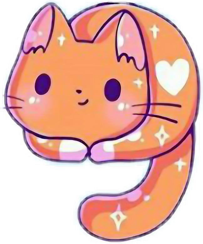 Kawaii Cute Cat Cats Catlove Catl - Cat (648x780)
