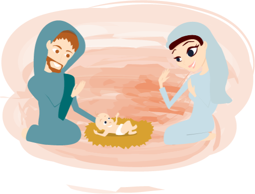 Christmas Png Jesus Christmas Bethlehem Jesus Birth - Nacimiento De Jesus Png (512x391)