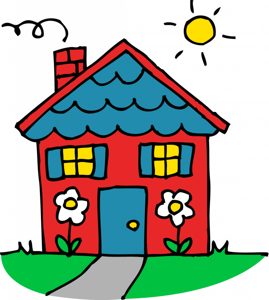 Download Raising Wildcats - House Clipart (900x1002)