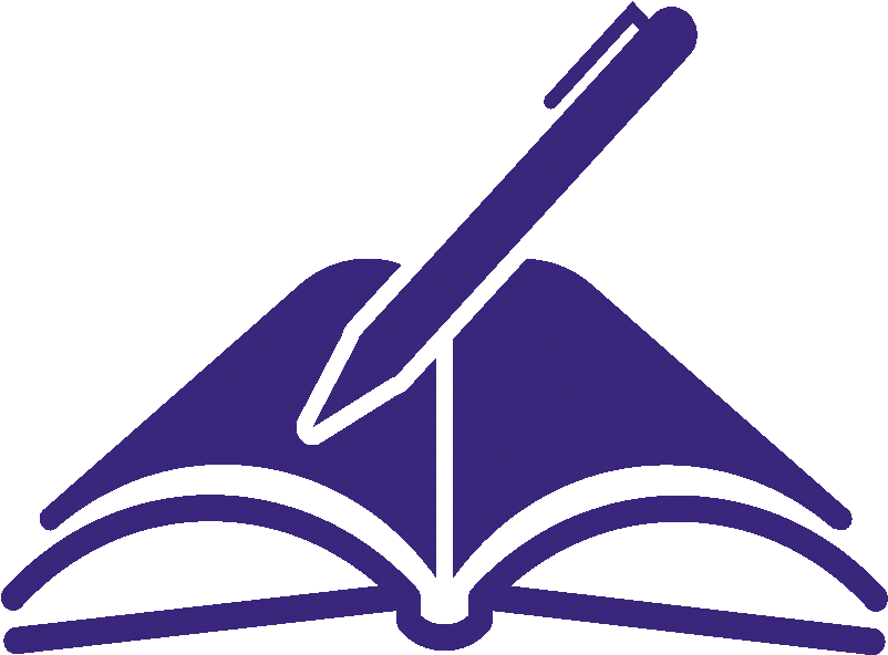 Pen Clipart Open Book - Book & Pen Logo (1000x1000)