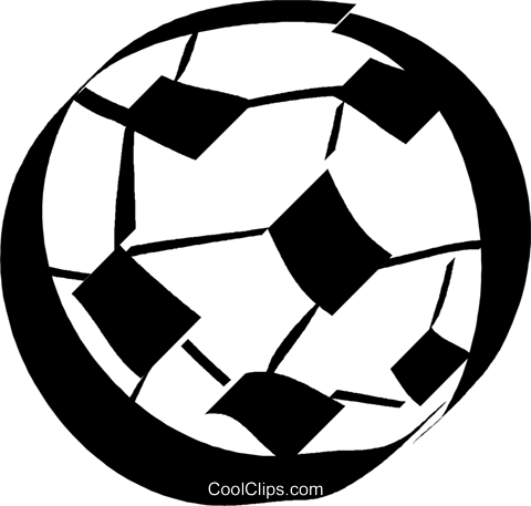 Soccer Ball Royalty Free Vector Clip Art Illustration - Circle (480x457)