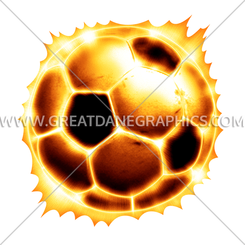 Fire Production Ready Artwork - Fire Soccer Ball Png (825x825)