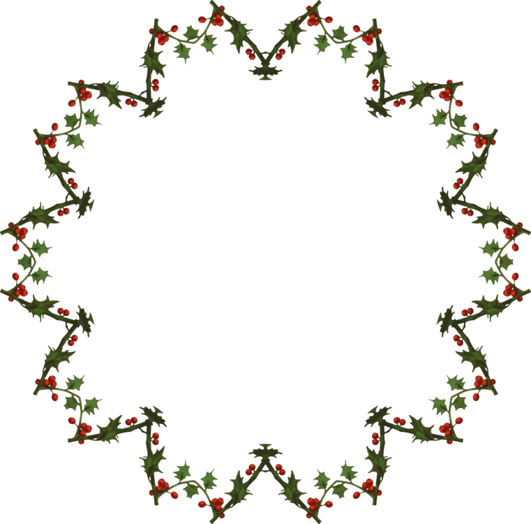 Wreath Computer Icons Clip Art Christmas Christmas - Border Christmas Leaf (761x750)