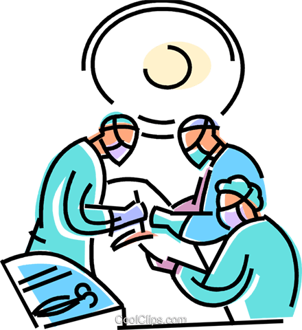 Ärzte In Der Chirurgie Vektor Clipart Bild -vc109214 - Surgeons Clip Art (440x480)