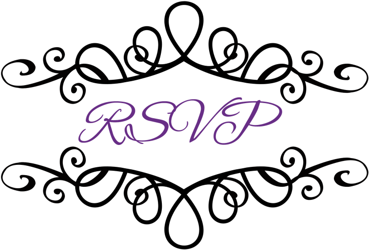 Pin Wedding Scroll Clipart - Rsvp Clipart (800x561)