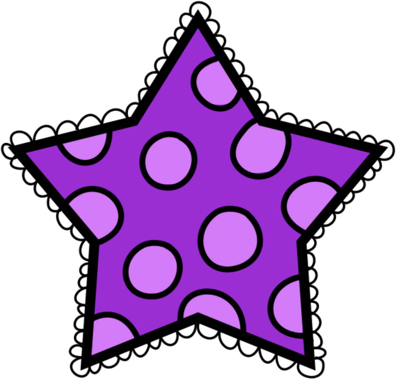 Stars With Polka Dots (1422x1402)