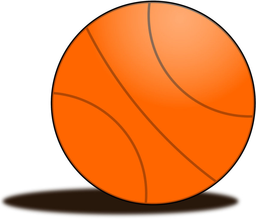 Basketball Clip Art Women Download Drawing - Balon De Baloncesto Animado Sin Fondo (865x750)
