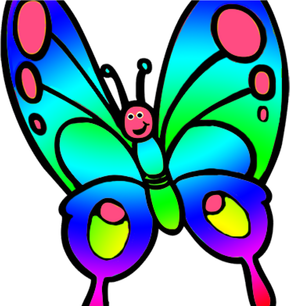 Butterfly Cliparts Butterfly Clipart Butterflys Pinterest - Colorful Butterfly Clipart (1024x1024)