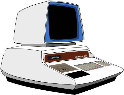Vintage Computer Clipart (544x414)