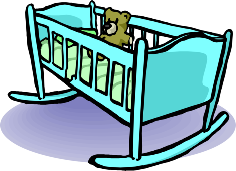 Cots Infant Download Computer Icons Bassinet - Imagenes De Cunas Animadas (469x340)