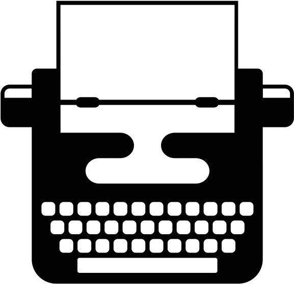 Typewriter Icon Transparent Background (596x594)