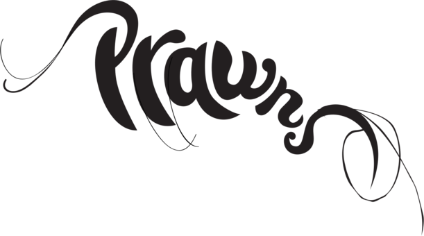 Typography Computer Icons Prawn Logo - Prawns Png Black And White (611x340)