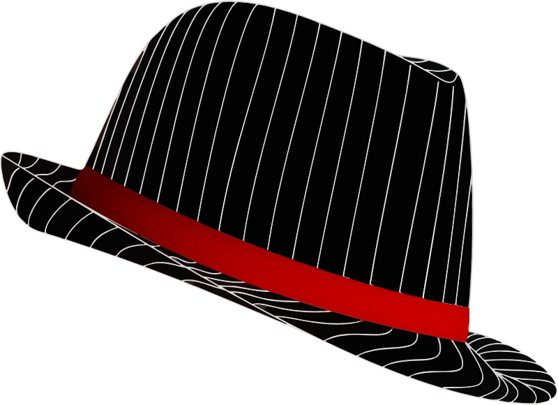 Fedora Hat Trilby Cap Download - Fedora Hat Gangster Transparent Background (800x580)